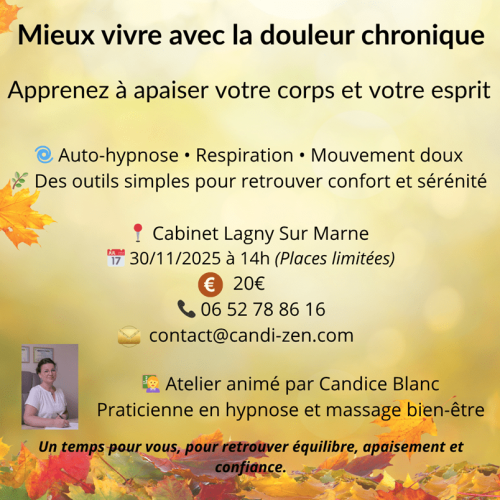 Un temps pour vous, pour retrouver équilibre, apaisement et confiance